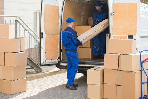 Local removal team planning a move in Islington street setting
