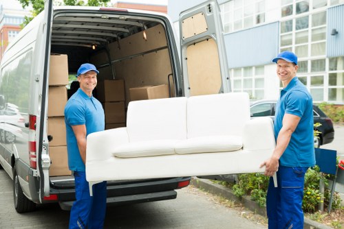 Local man with van service helping with a move in Islington