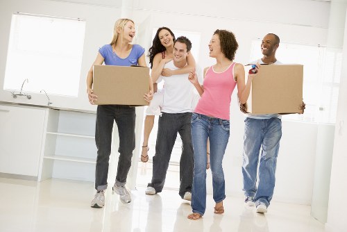 Packing boxes and moving supplies for an Islington home move