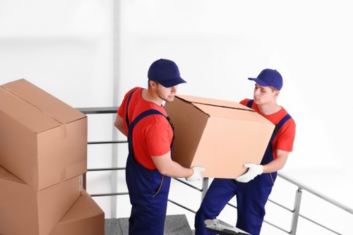 Commercial office relocation logistics in Islington