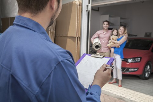 Local removals service handling a house move in Islington