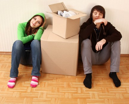 Removal team helping with a flat move in Islington