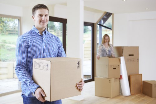 Apartment move example in Islington with stair access