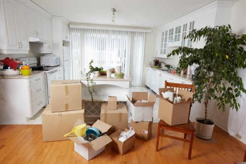 Urgent flat move with careful handling of boxes and furniture in Islington