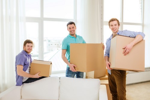 Local removals van supporting a residential move in Islington