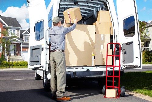 Careful loading of sofas and household furniture for transport in Islington