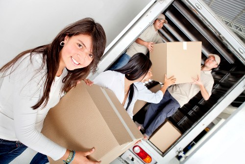 Safe bank transfer and card payment area for Movers Islington