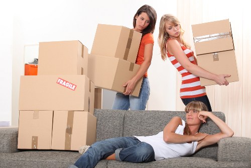 Local moving van for flat and office removals in Islington
