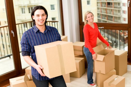 Careful transport of flat move items in Islington